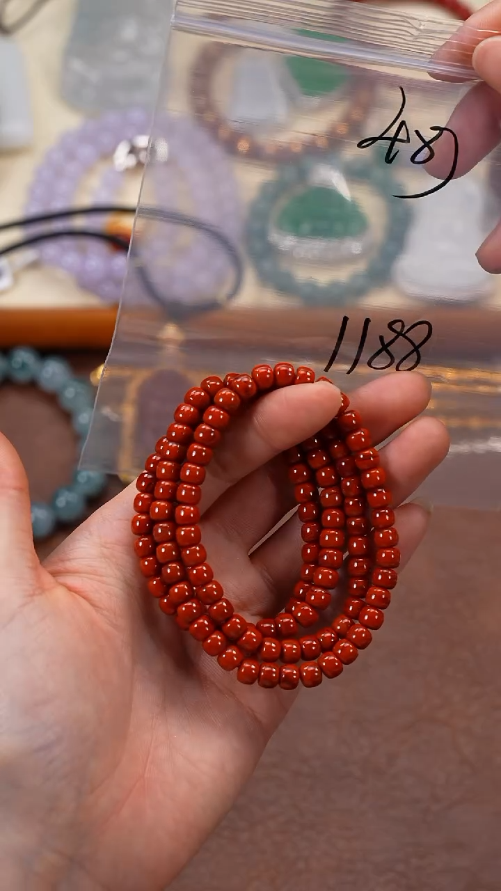 未镶嵌手串南红玛瑙不****】柒禧文玩回血好物