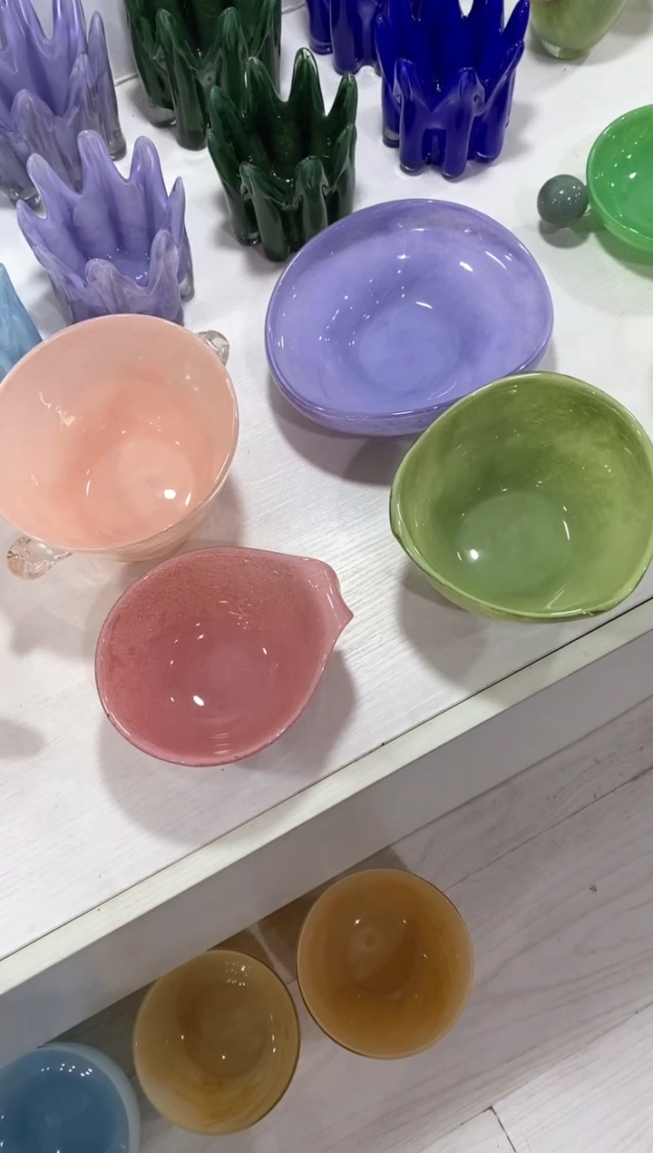 【闪购商品】琉璃慕忆家花瓶一套4个