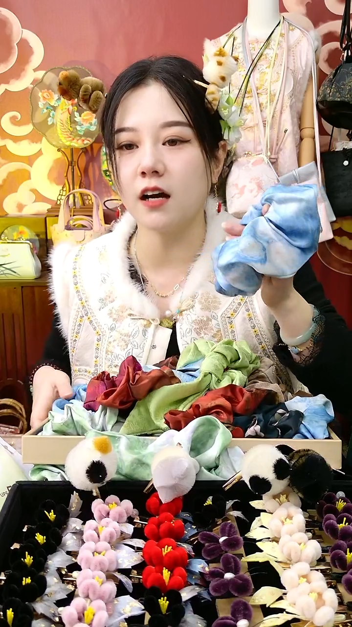 纯铜合金琉璃非遗绒花