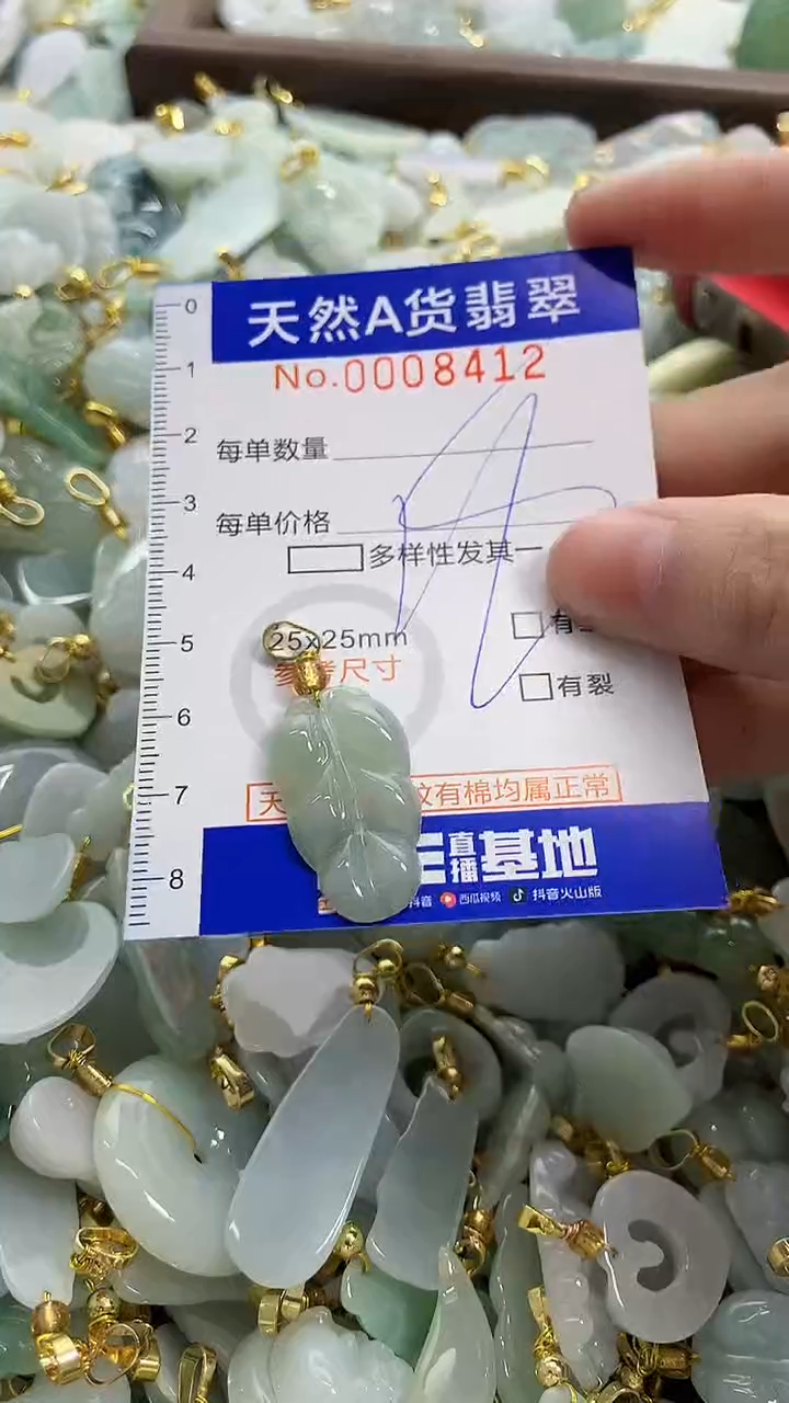 颈饰未镶嵌翡翠天然A货翡翠