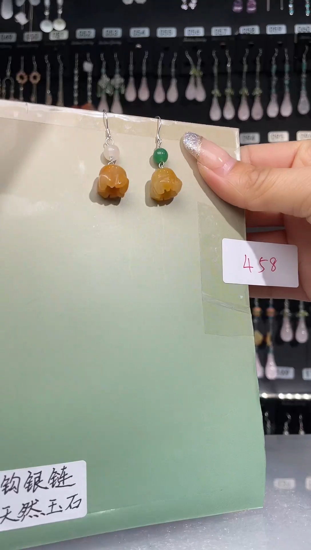 【闪购商品】紫晶耳饰银S925镶嵌喜欢拍