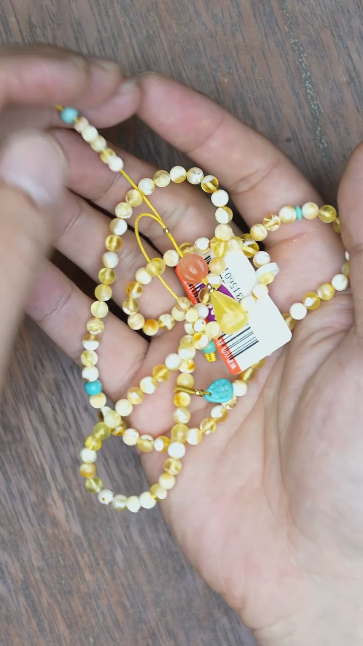 【闪购商品】琥珀裸石未镶嵌金瓷白DIY108