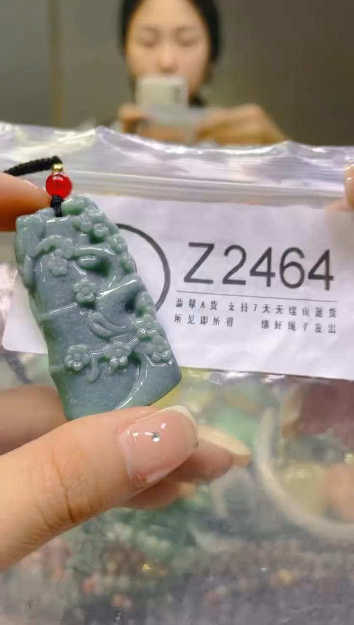 翡翠未镶嵌颈饰/Z/翡翠A货一图一物