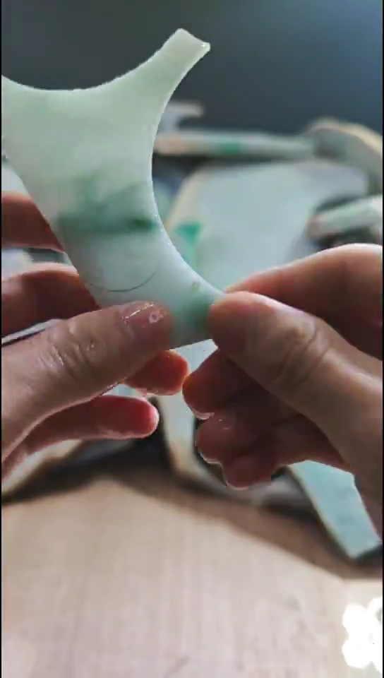 裸石翡翠缅甸翡翠A货花26