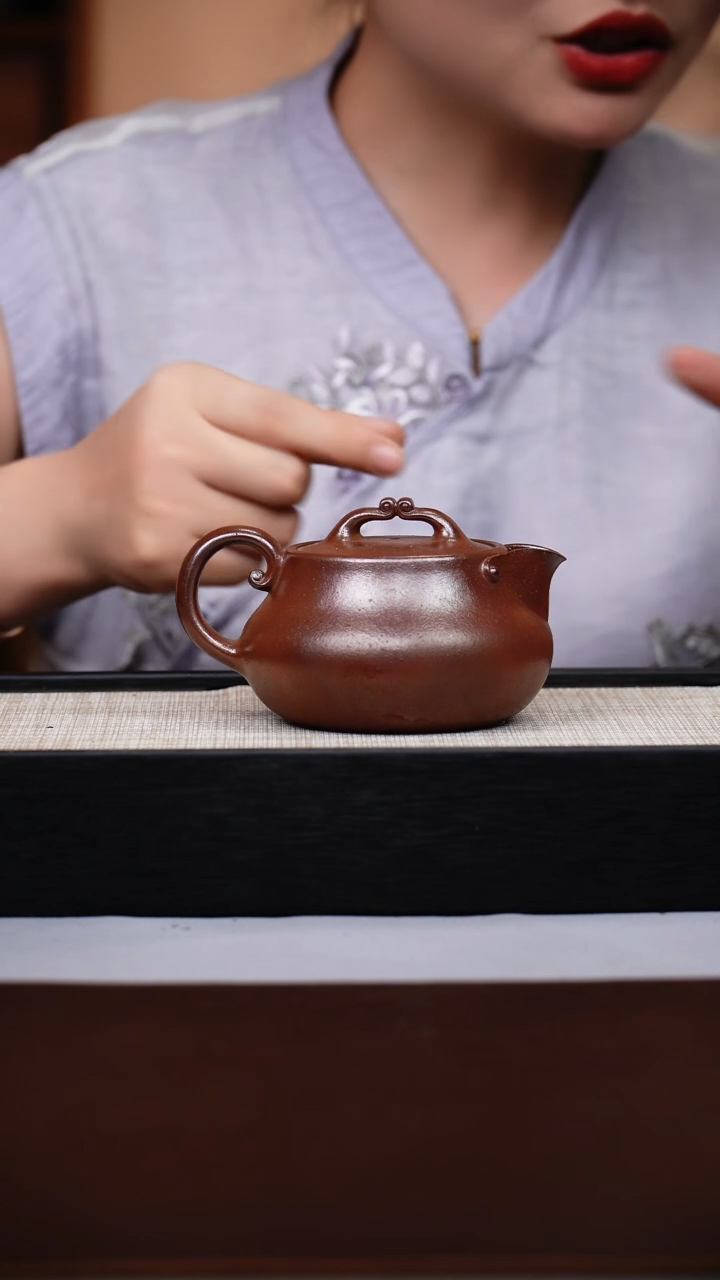 茶壶紫砂底槽青柴烧壶浚