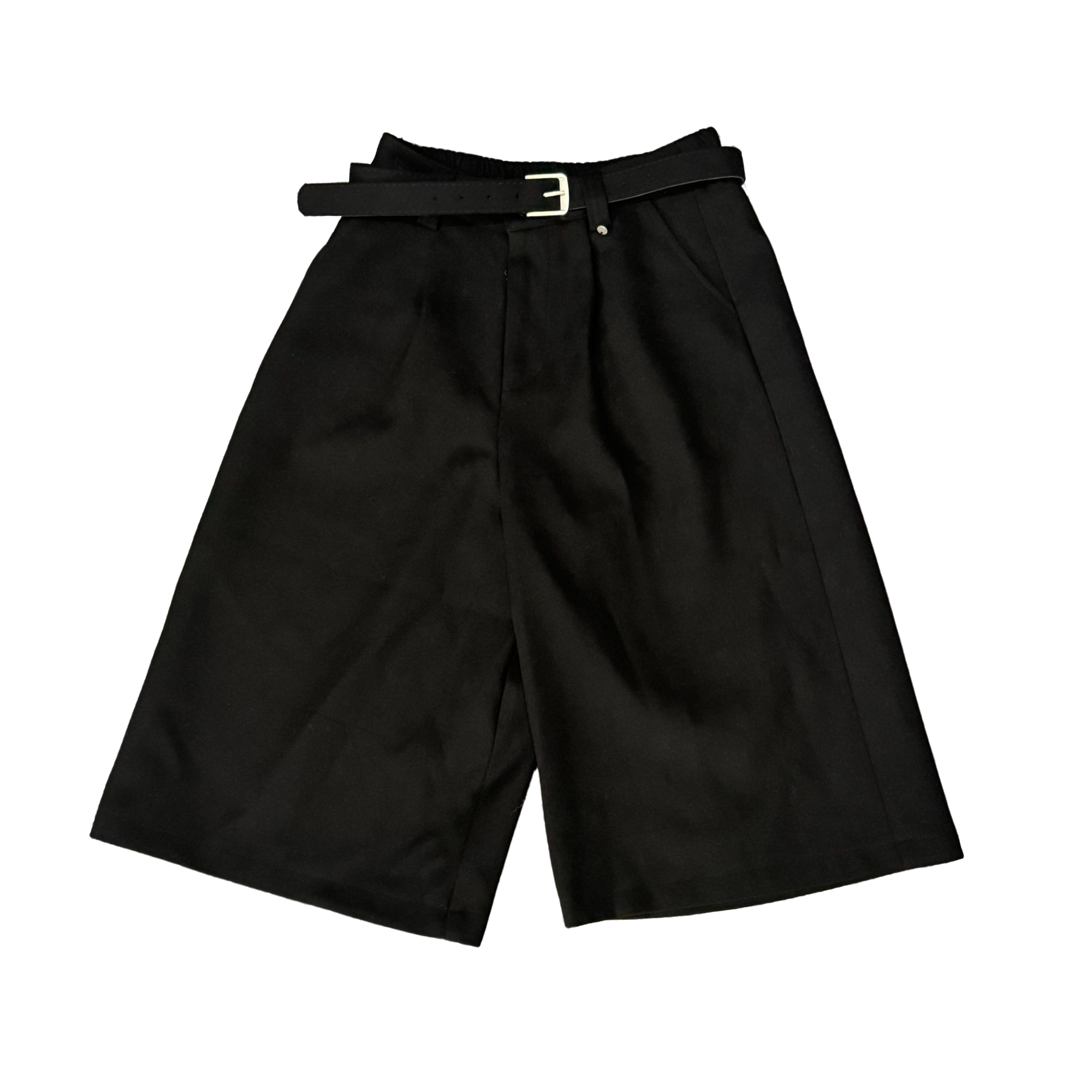 百搭高腰设计师女士直筒裤休闲裤五分裤中腰秋季