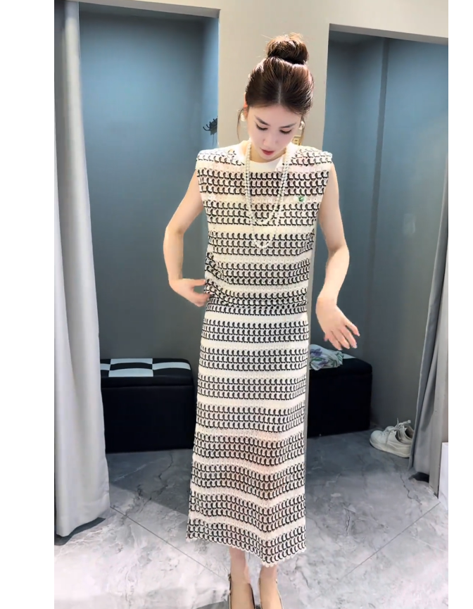 2025夏季休闲波西米亚法式时尚套装复古套装CC602501