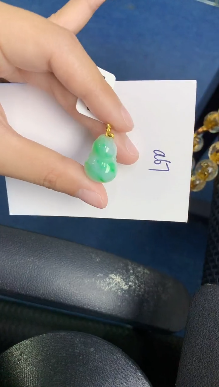 【闪购商品】翡翠颈饰18K金镶嵌000000000