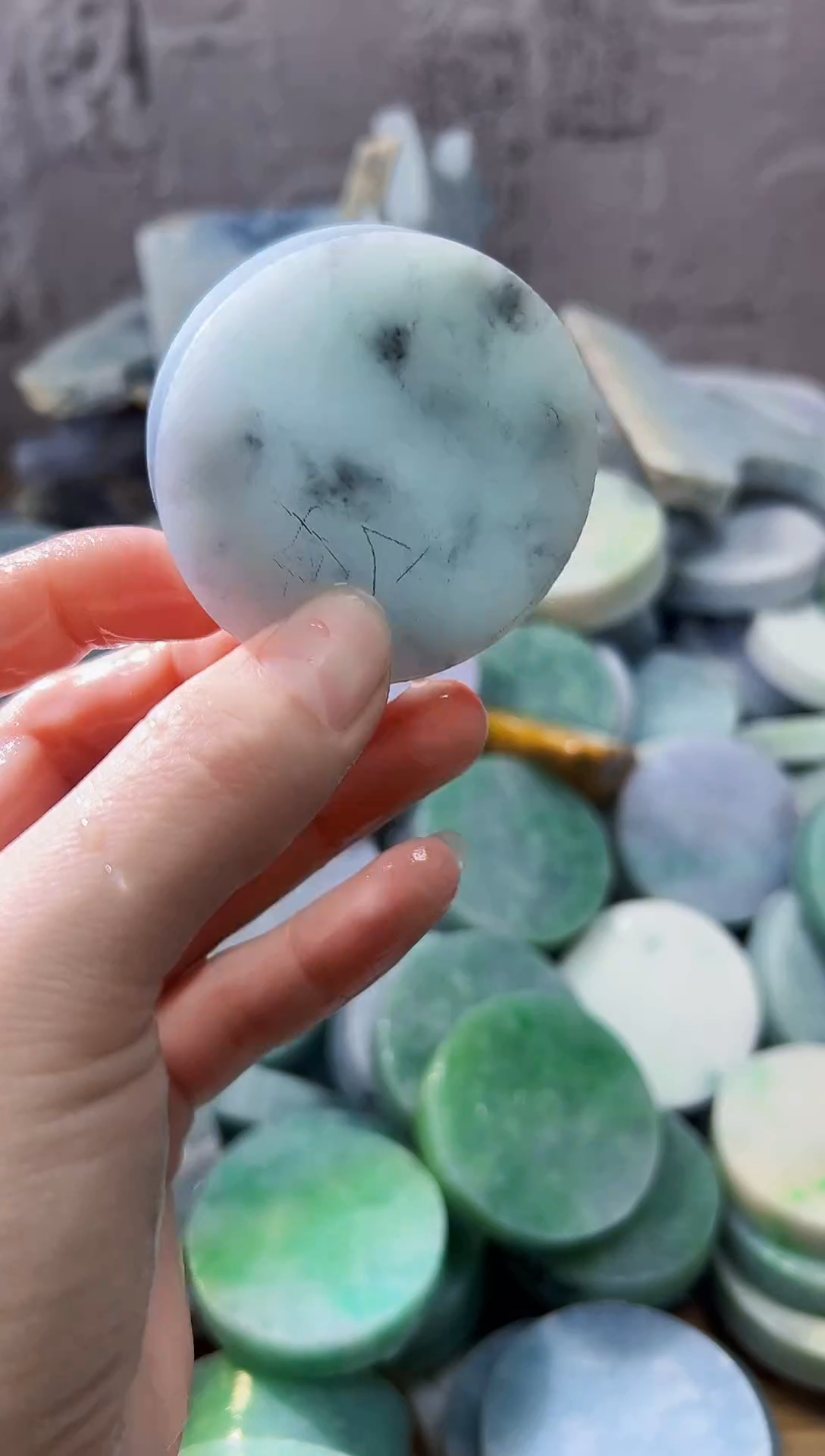 裸石翡翠天然翡翠A货余 南 514