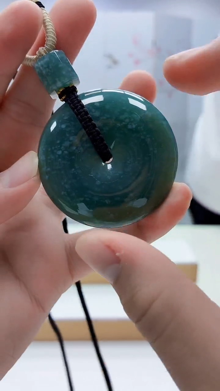 未镶嵌定制翡翠雨***…4917bb-毛货挂件