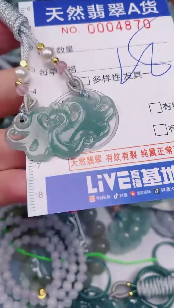 颈饰未镶嵌翡翠00004870