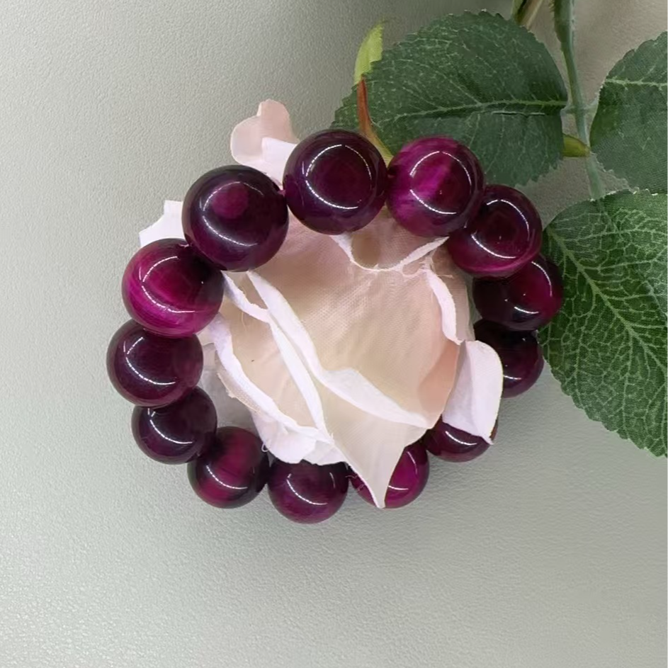 【孟总甄选】天然玄光幽灵高端珠宝手串16mm