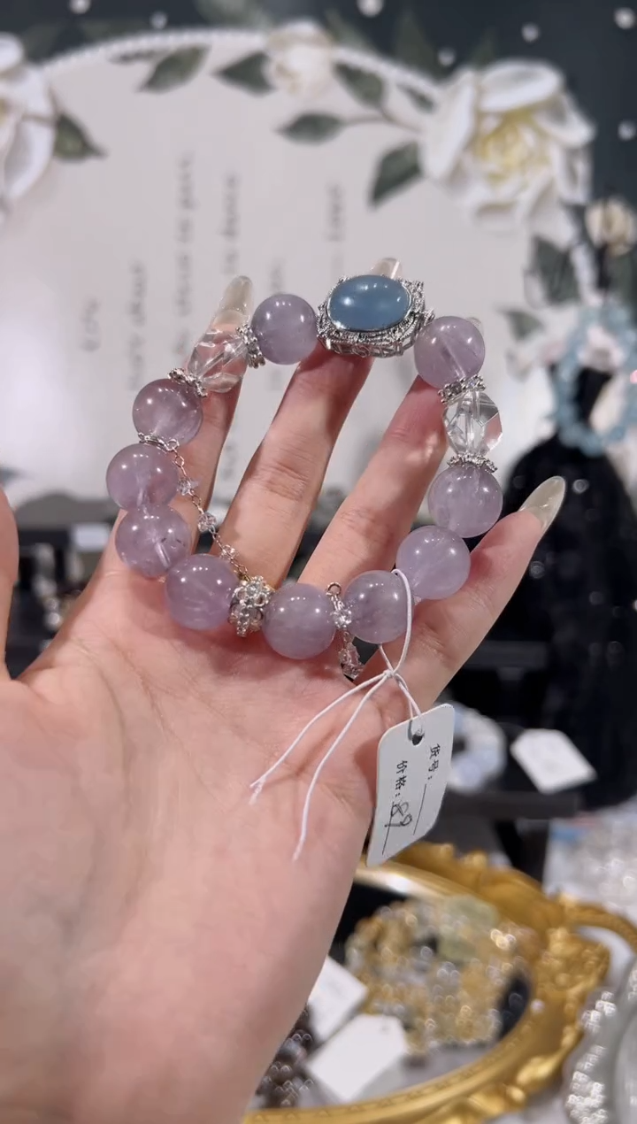 【闪购商品】水晶手链未镶嵌紫兔毛 多样性发货发其一