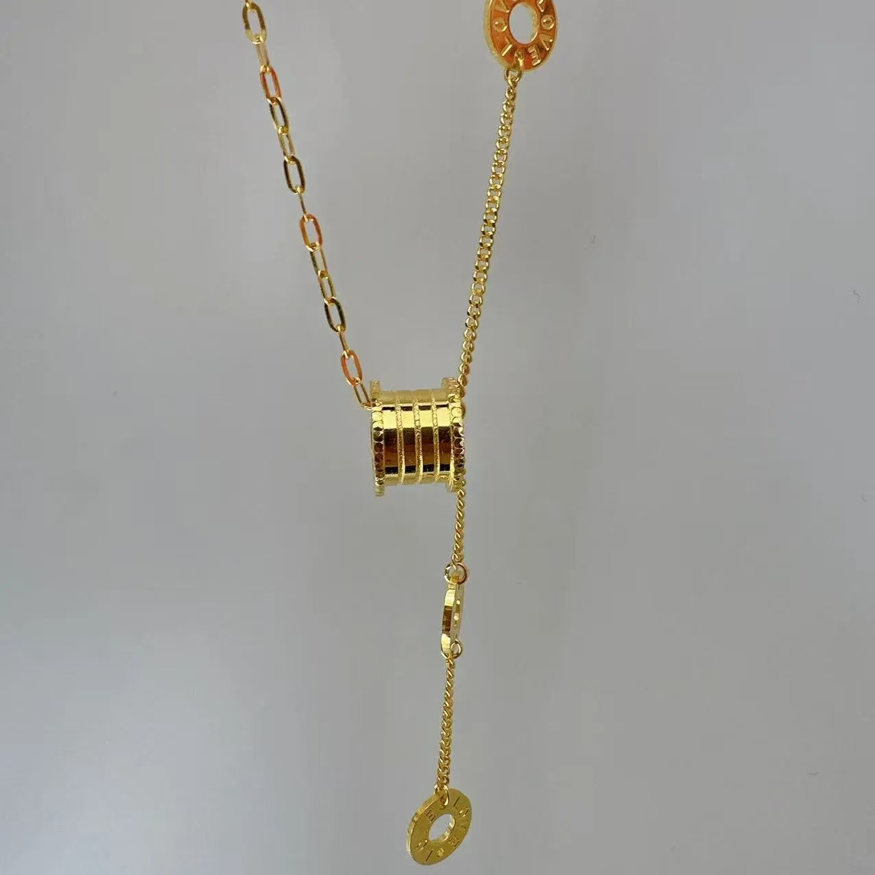 足金999小蛮腰套链锁骨链爆款AB链经典时尚