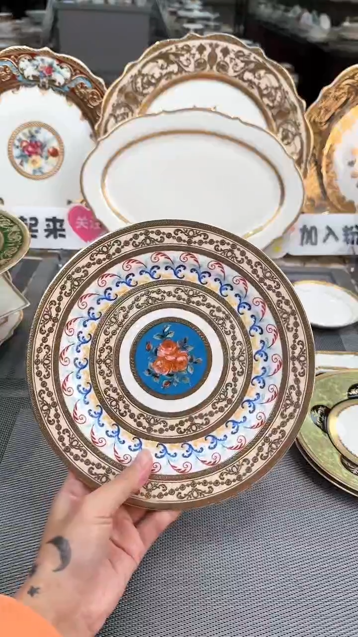 【闪购商品】瓷片8寸平盘微瑕  福利价  福利价