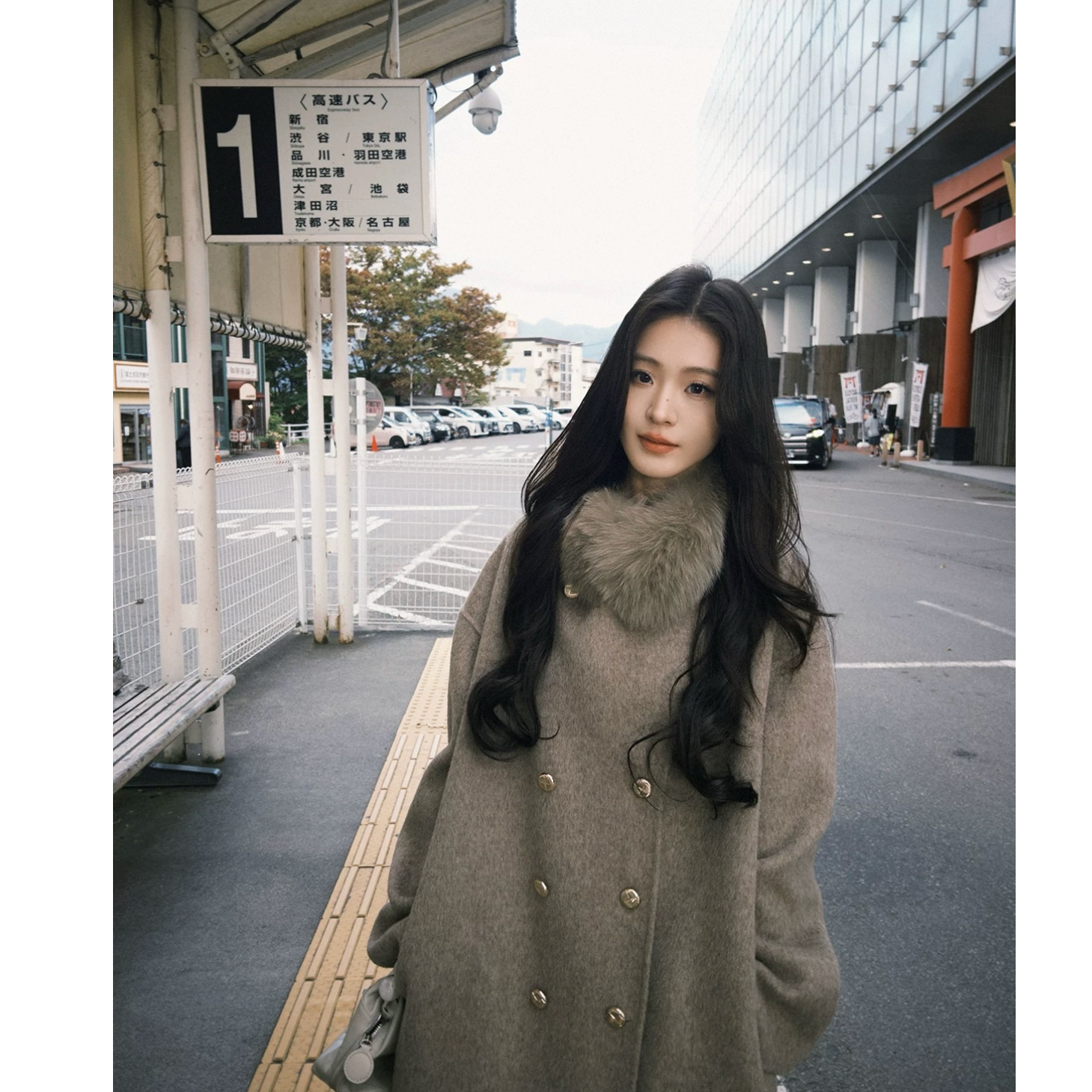 2025秋冬季新款羊毛大衣韩系腰带款羊绒双面保暖外套