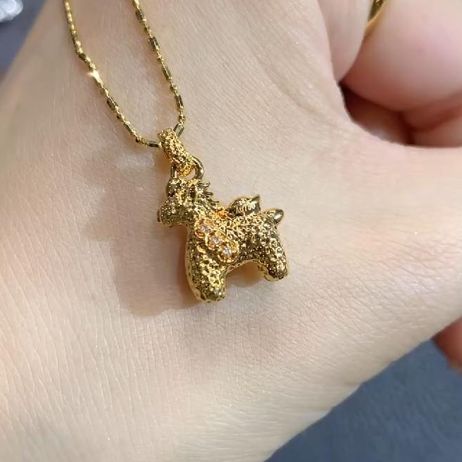 【云中意】18K金小马配件（不含链）-多样性发货-hlx