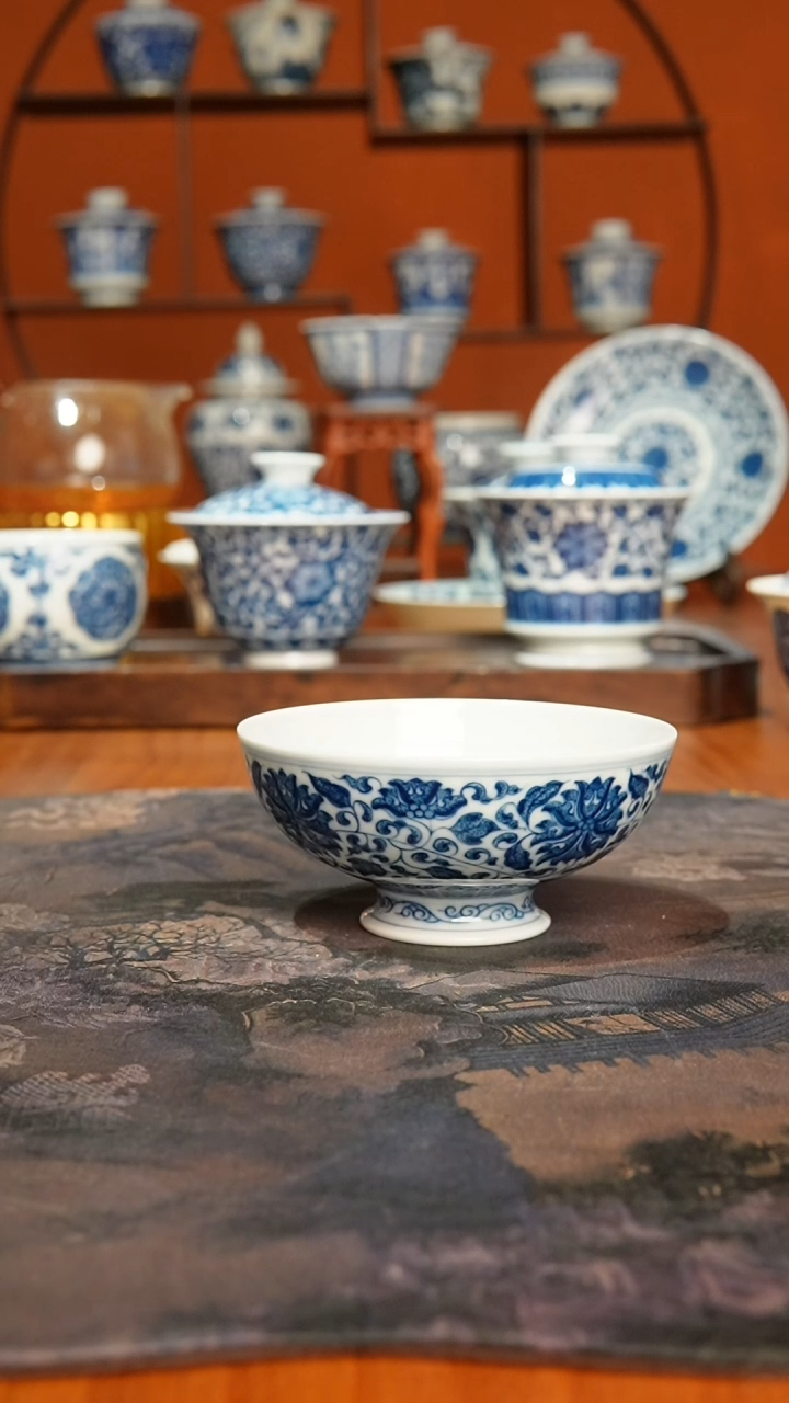 【闪购商品】景德镇镹曰陶柴窑手工手绘