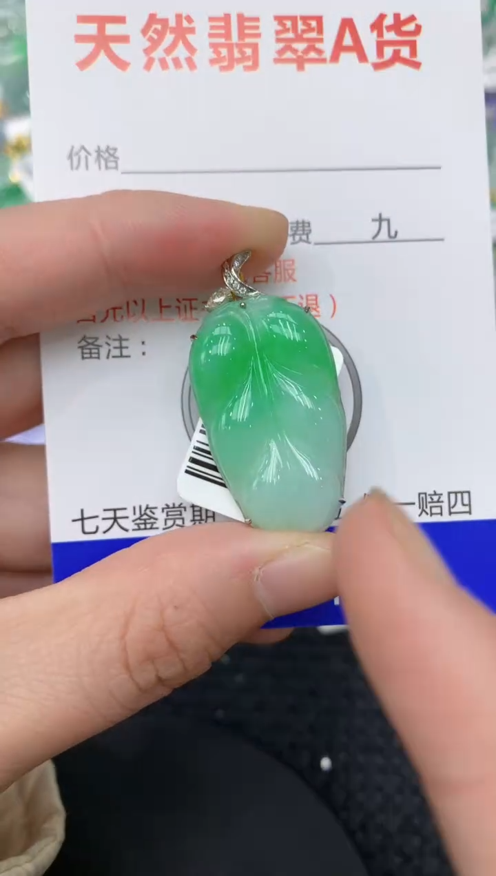 【闪购商品】翡翠颈饰18K金镶嵌11111111111