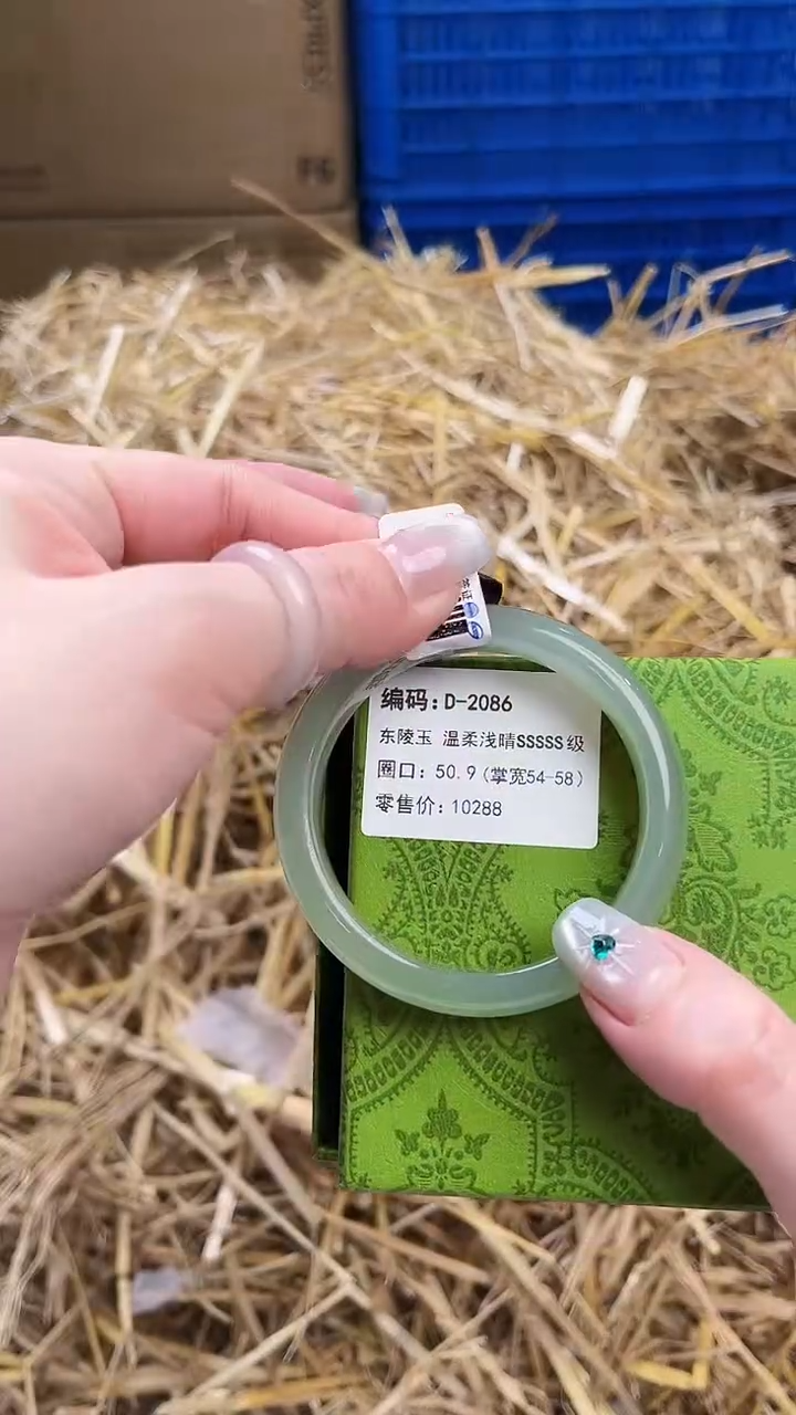 未镶嵌手镯石英质玉D-2086