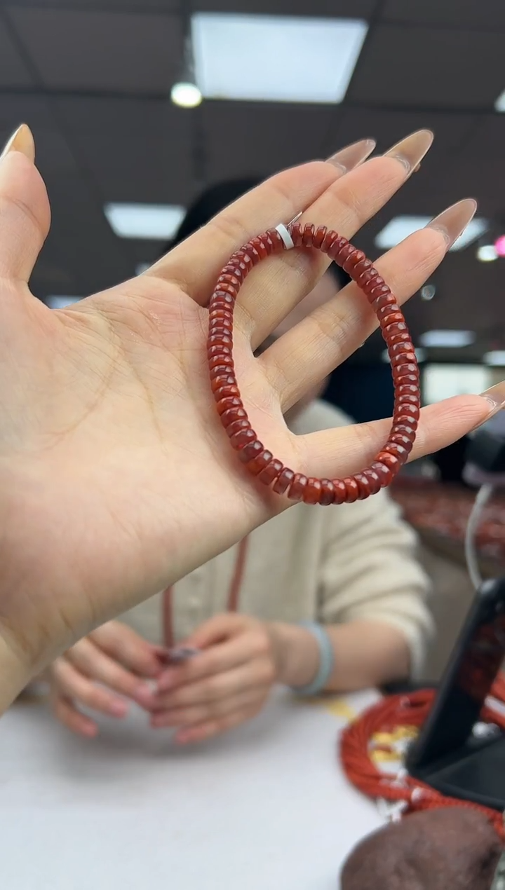 未镶嵌珠串南红玛瑙12.19-6mm（多样式）2508050299