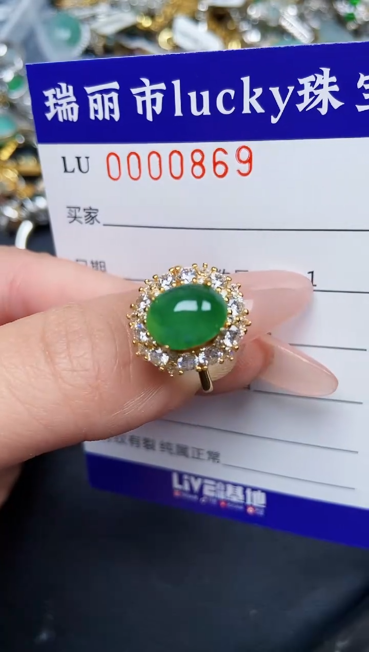 【闪购商品】翡翠颈饰银S925镶嵌0869