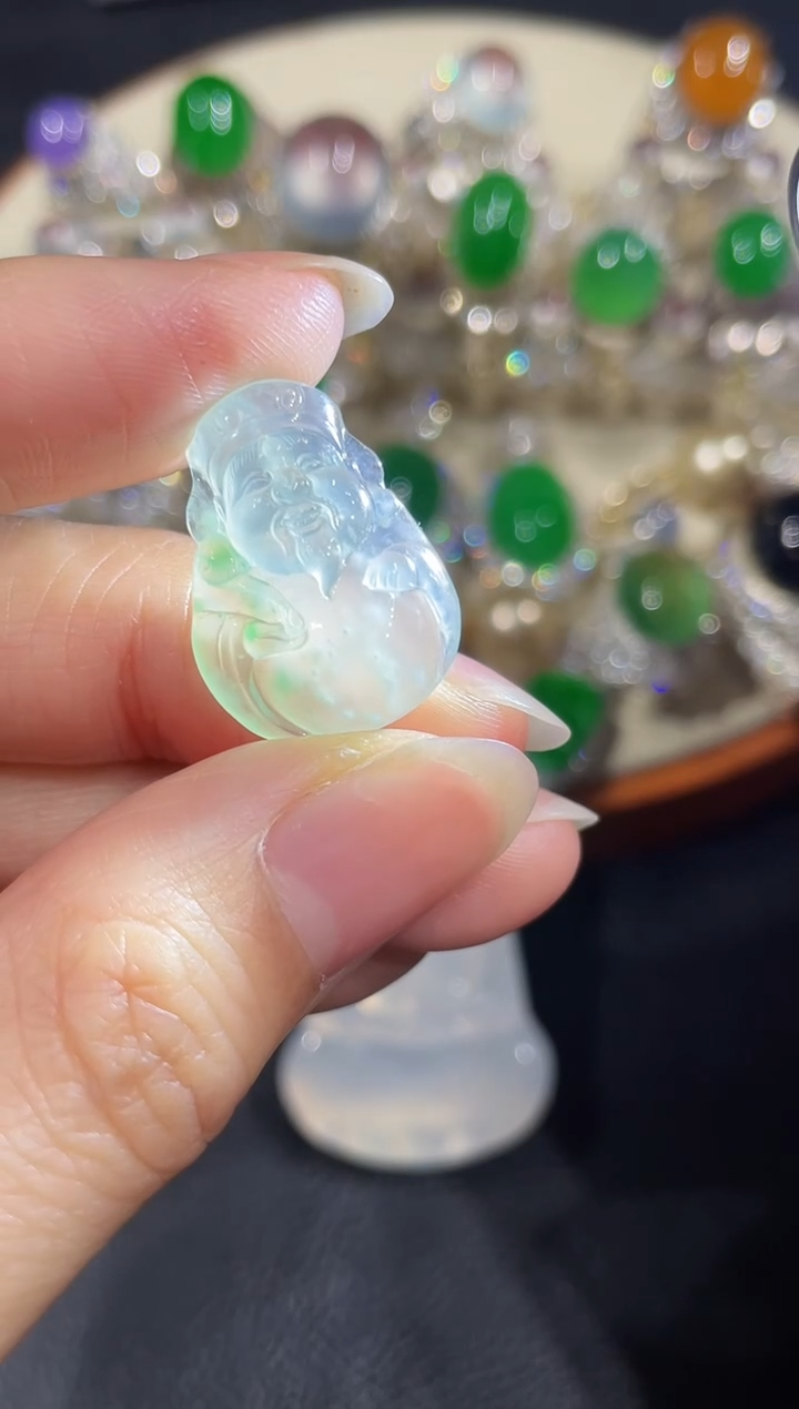 吊坠(不含链)未镶嵌翡翠财爷