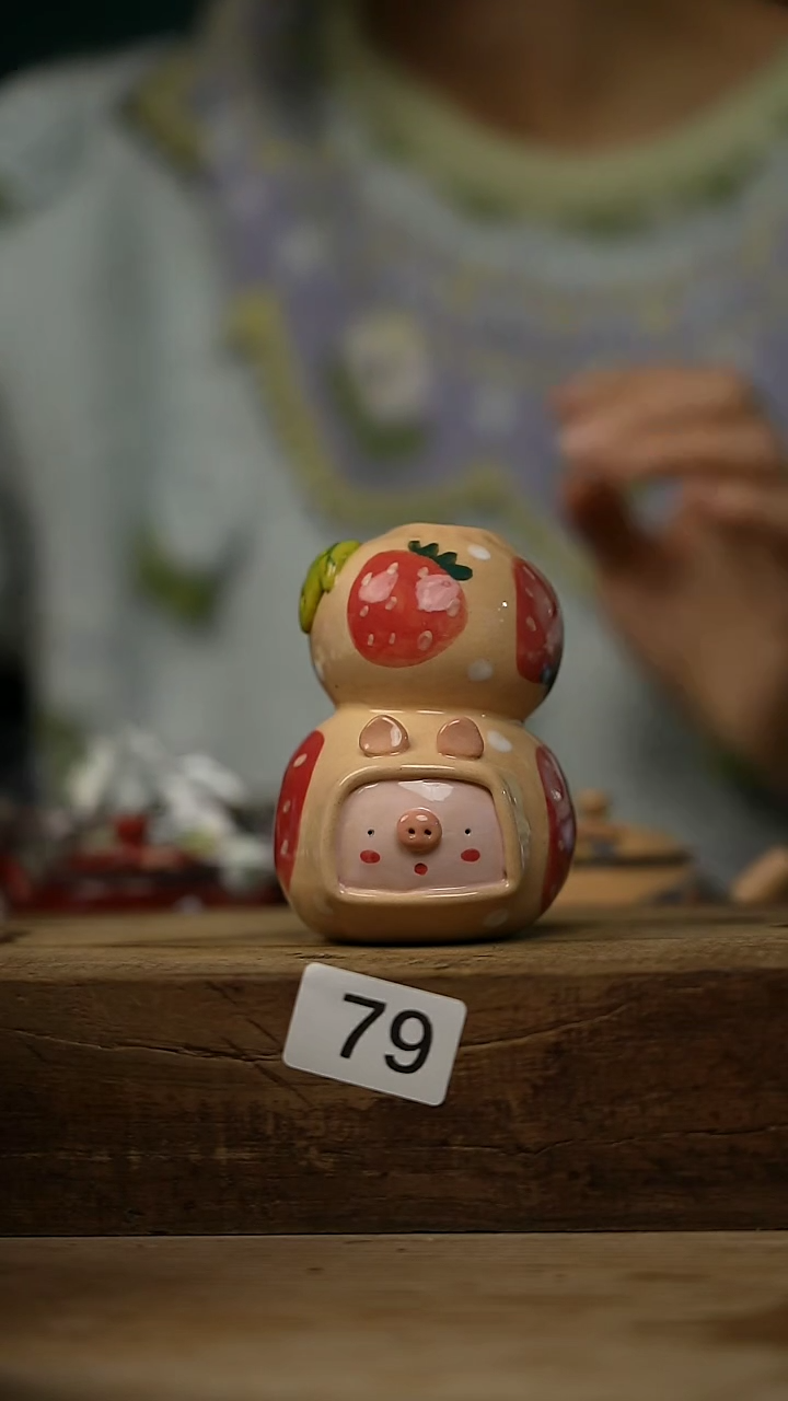 【闪购商品】瓷片手绘·杯/设计师 xudu 款 花器