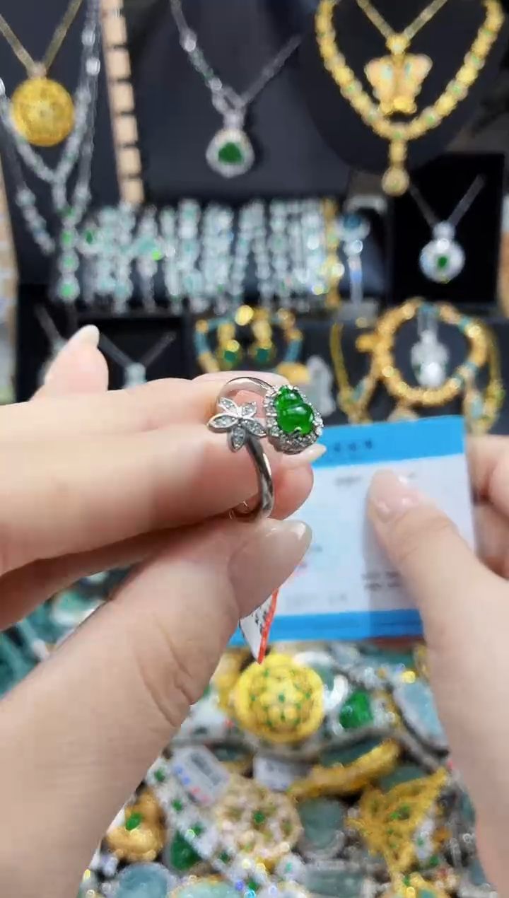 翡翠未镶嵌颈饰天然翡翠a货 多样性发其一