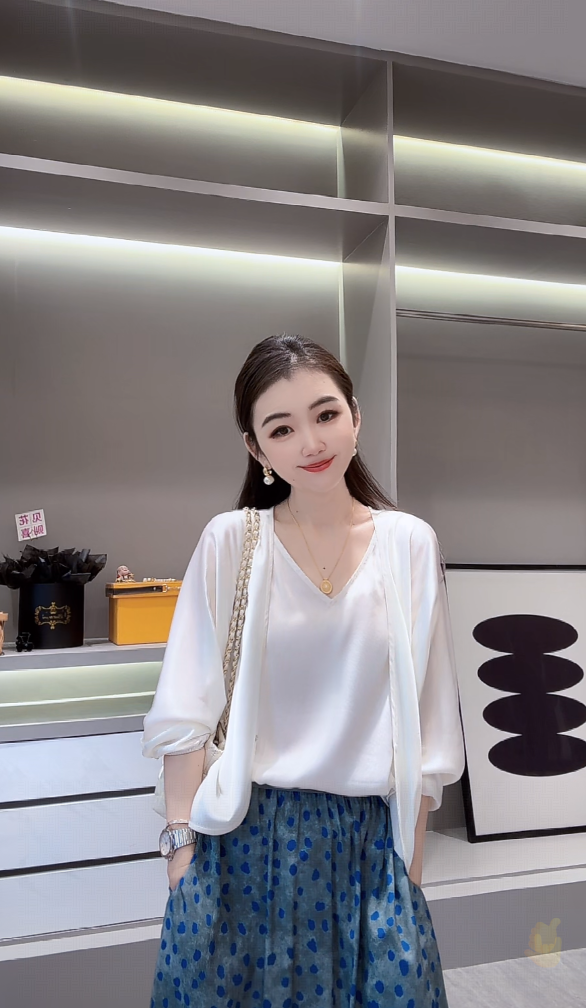 【纯色简约外搭】CHUN家宽松轻奢气质桑蚕丝弹力缎外搭