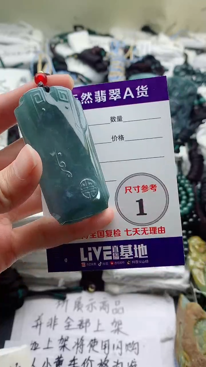 翡翠未镶嵌颈饰8