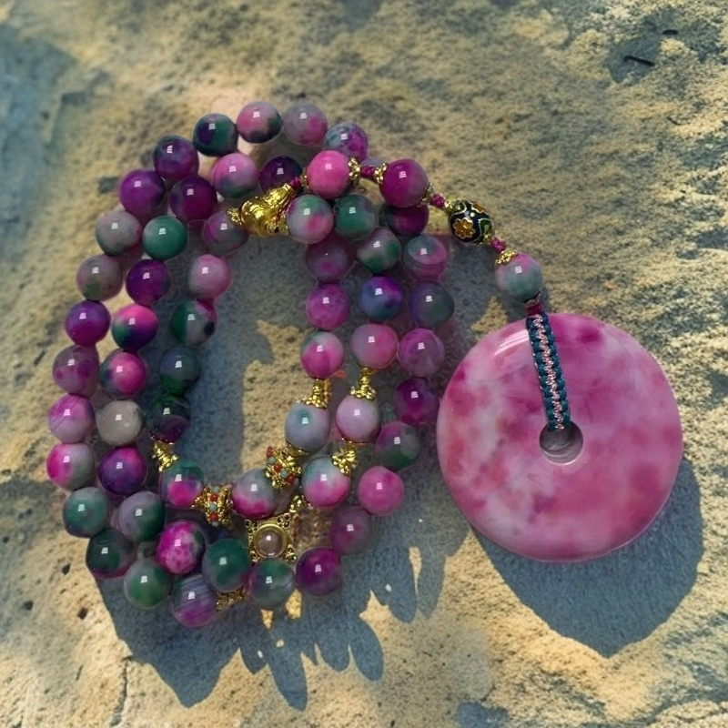 【照耀千秋 尽耀光芒】 A581千岁灵中心料项链