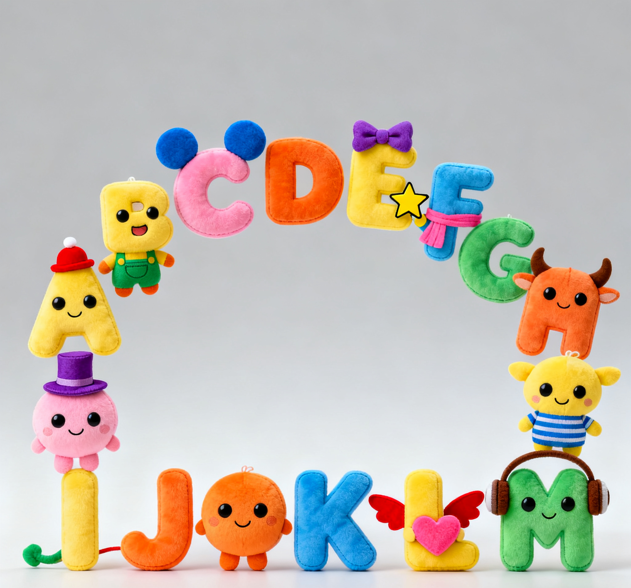 【代拆】搪胶毛绒盲盒挂件（A-M) 1