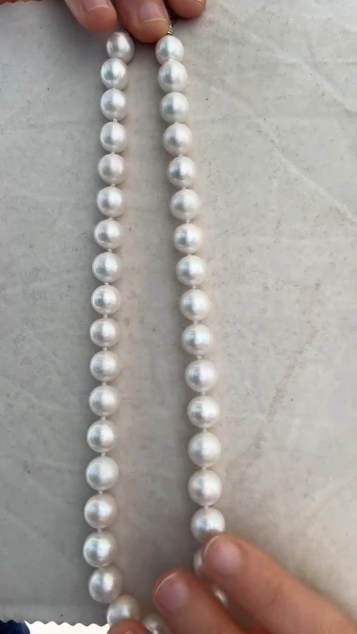 颈饰未镶嵌淡水珍珠10-11mm白色项链