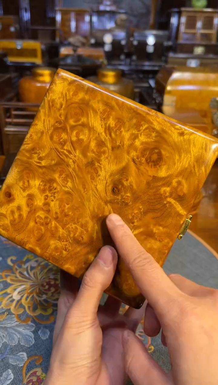 乌木类成套家具金丝楠首饰盒 s4