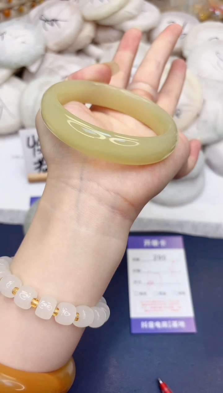 石英质玉手镯未镶嵌290-晴水-圈口62