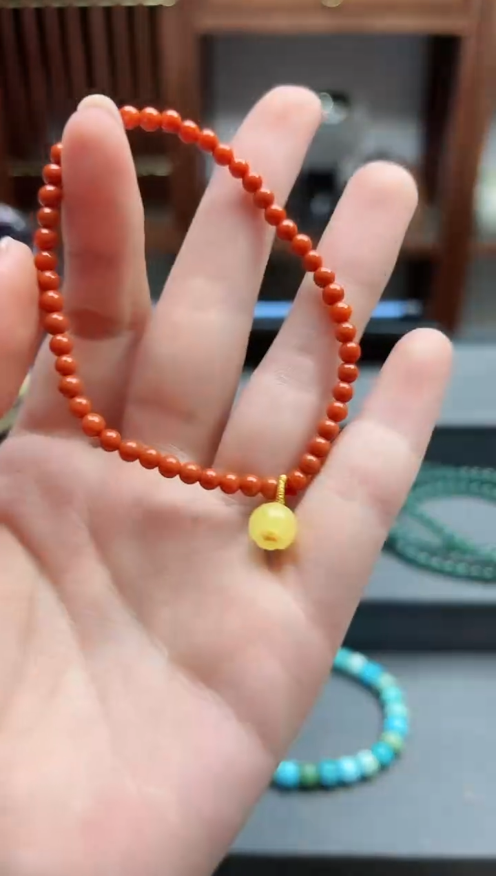 【闪购商品】南红玛瑙手串未镶嵌南红手串LX