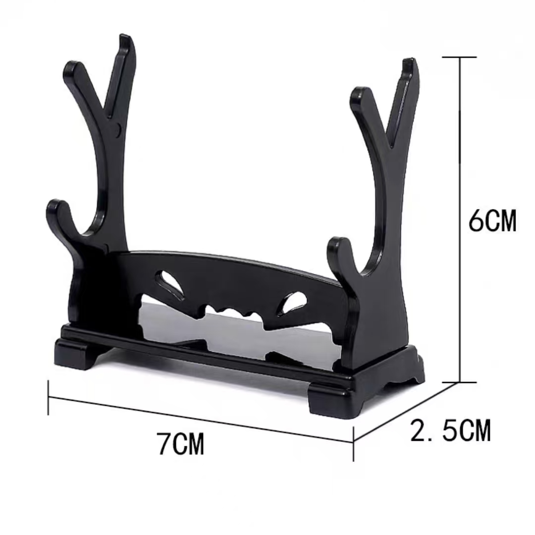 动漫刀架展示架游戏兵器展示架塑料两层刀架