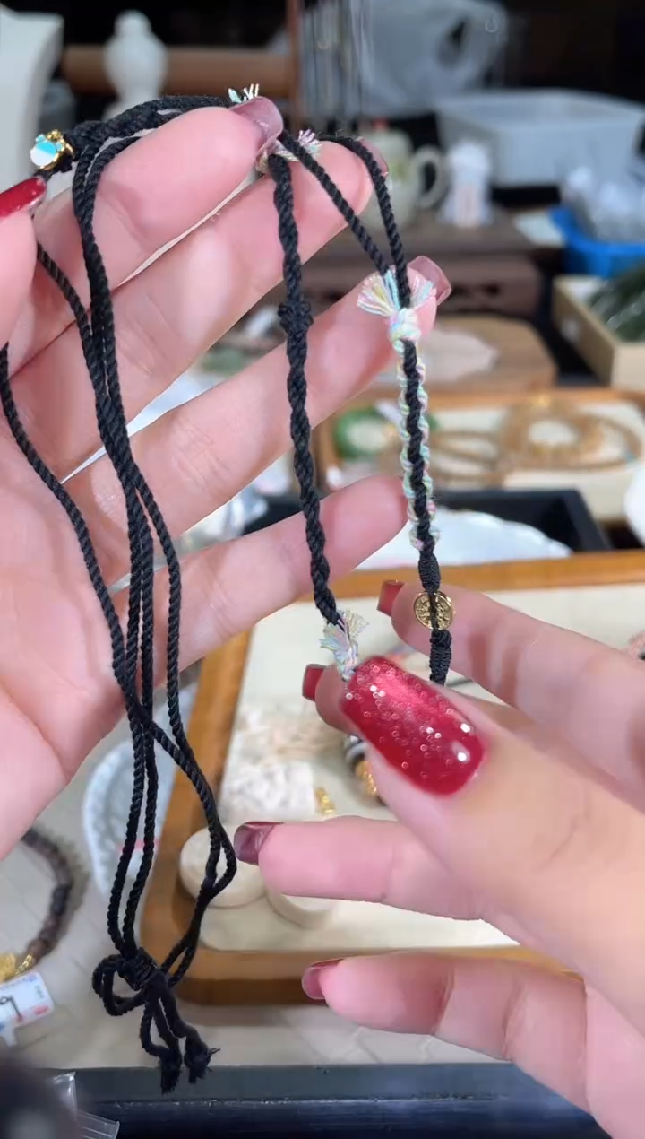 和田玉银S925镶嵌项链多样性发货其一