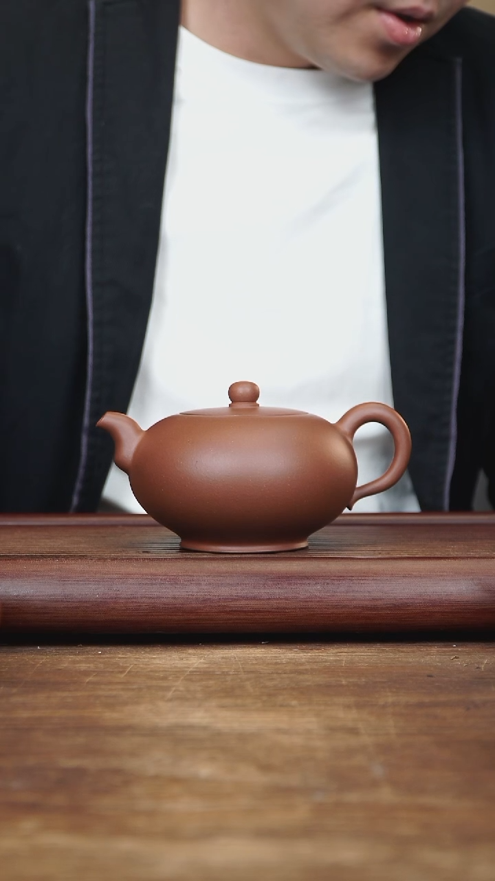 【闪购商品】紫砂茶壶410ml 正高作品圆珠 底槽清