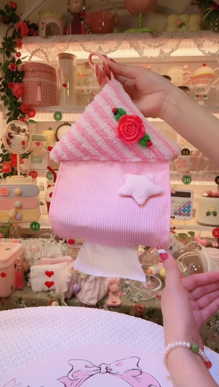 悬挂纸巾袋——手工制作品质好！