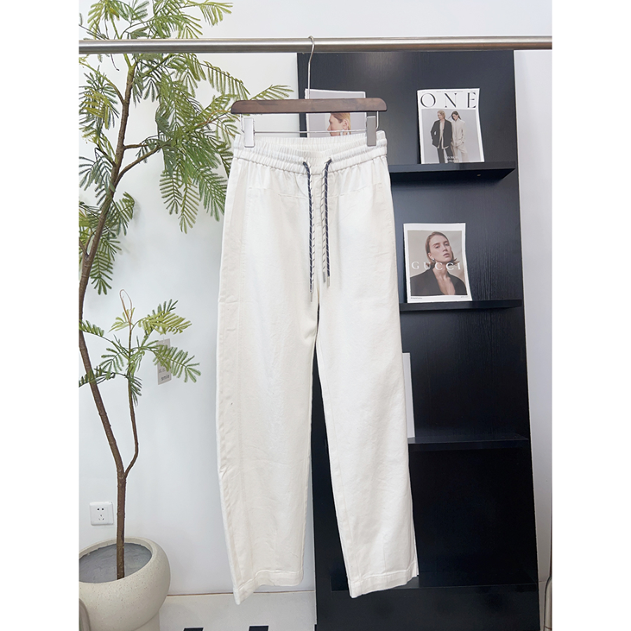 【九九专享】"双重轨道"松紧腰香蕉裤9TLD