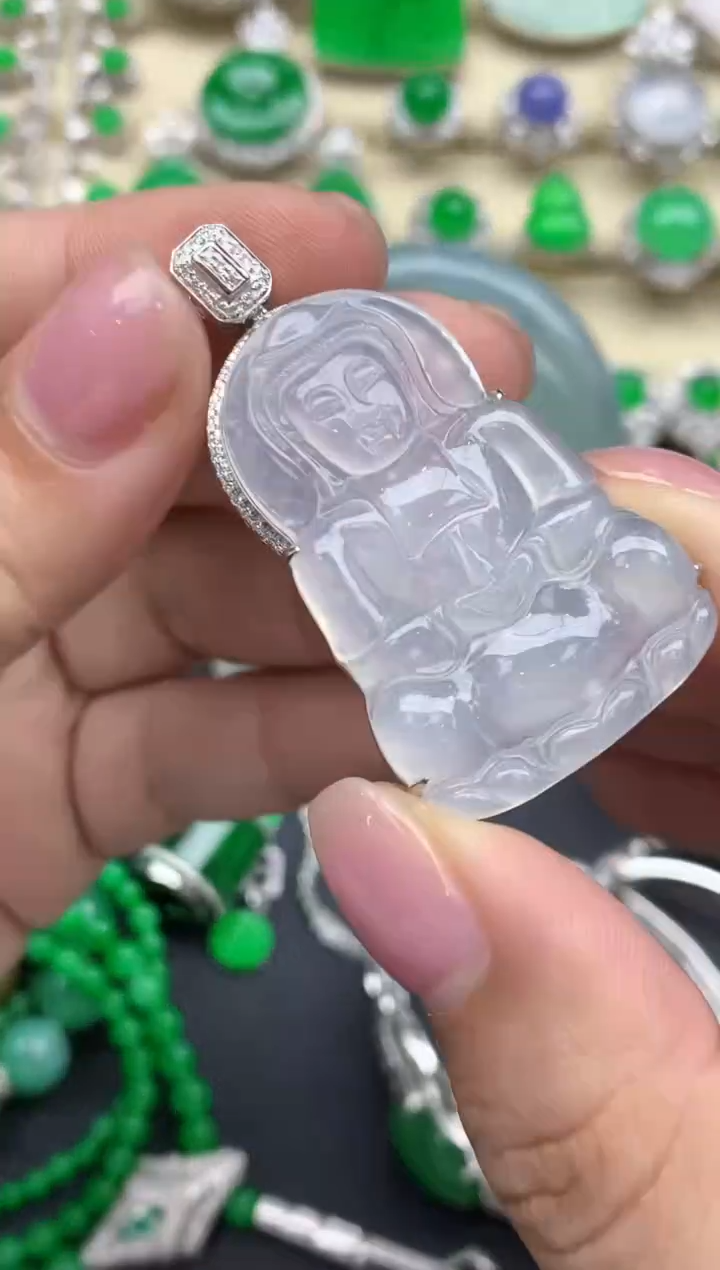 【闪购商品】翡翠颈饰18K金镶嵌496-中国好珍宝