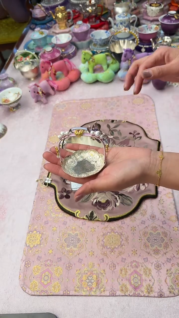 30蜂鸟万花茶漏 