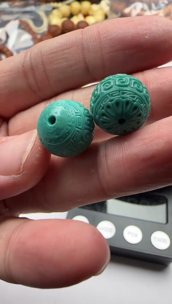 未镶嵌绿松石配饰原矿绿松石配饰