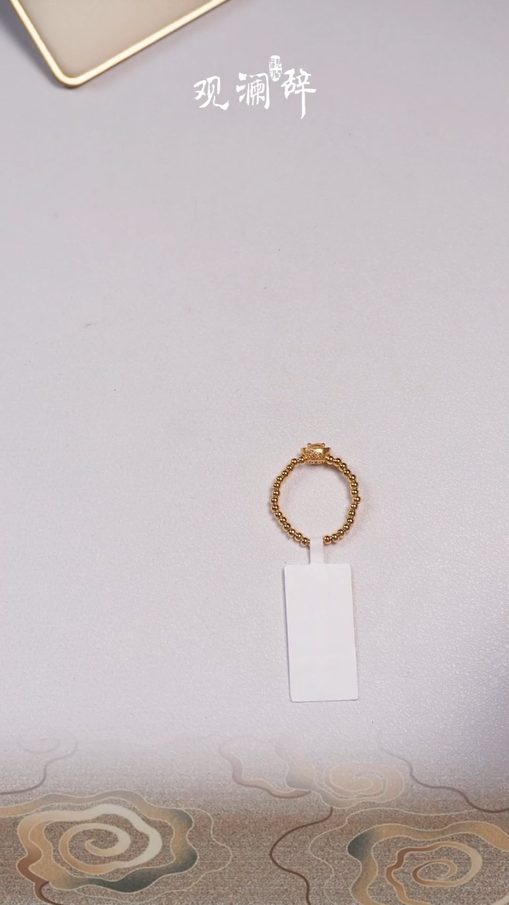 【闪购商品】水晶元宝银S925镶嵌戒指