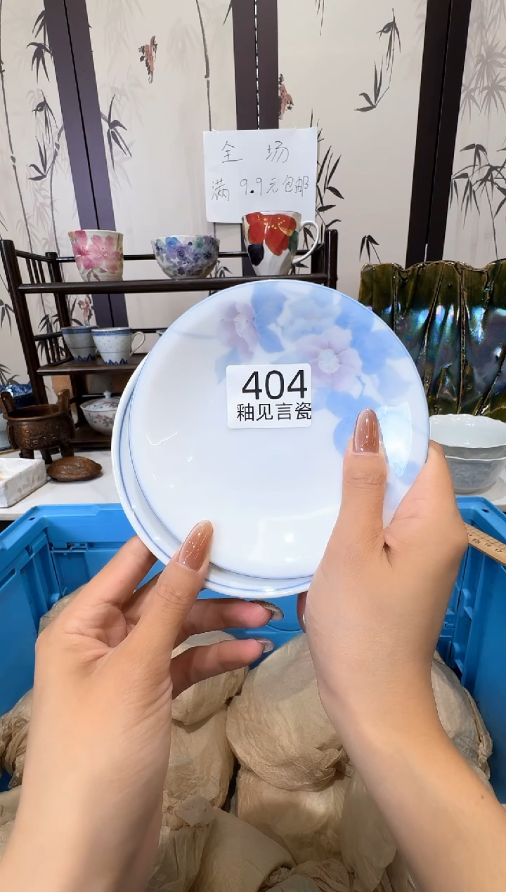 碟日本回流瓷器捡漏