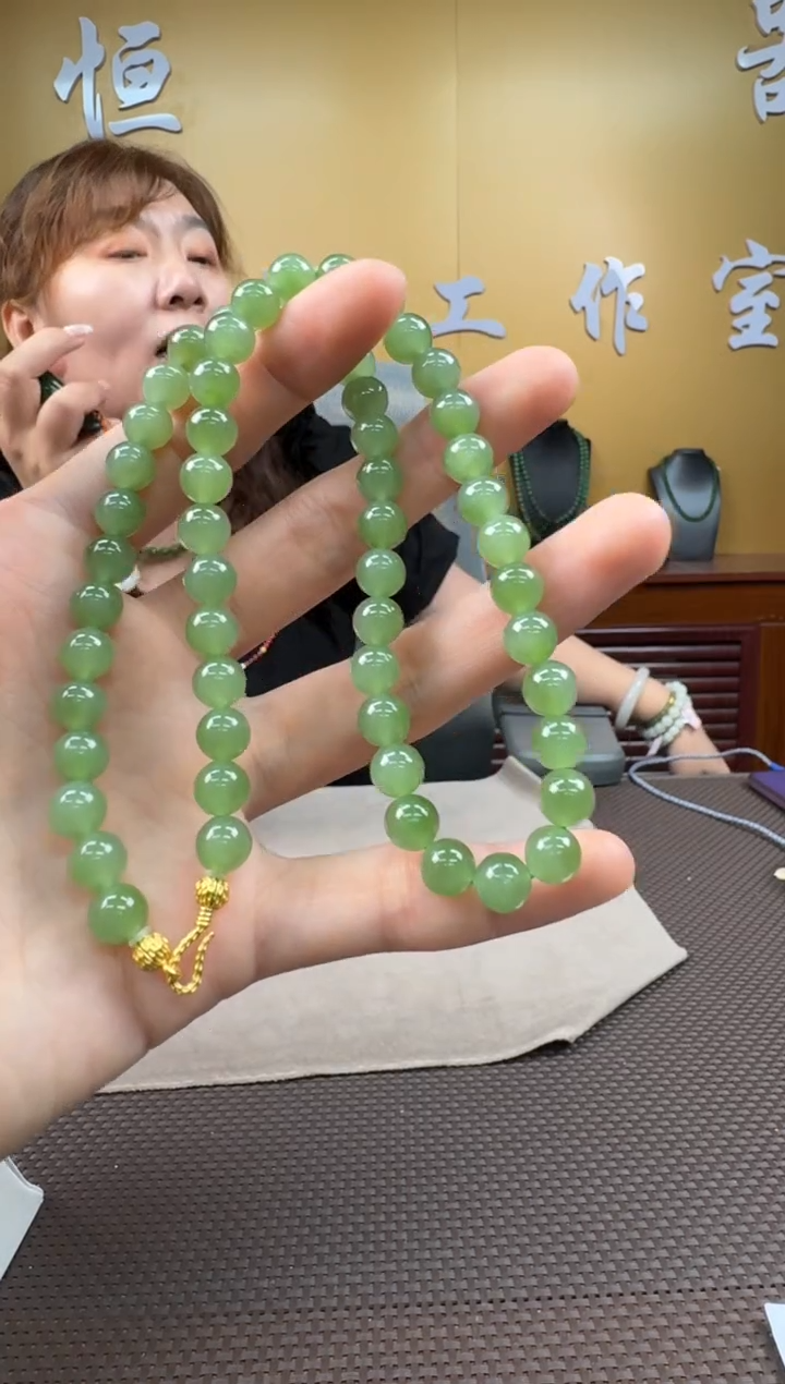 和田玉未镶嵌颈饰项链7-8