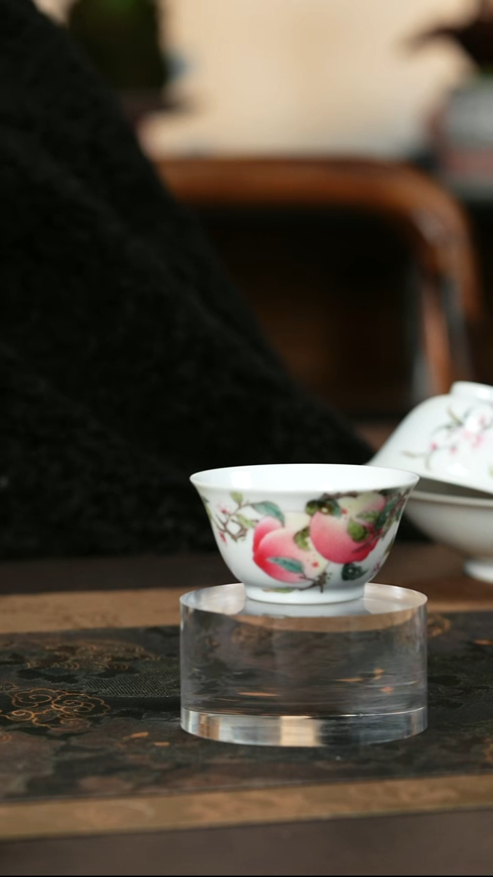 景德镇景宫窑桃杯