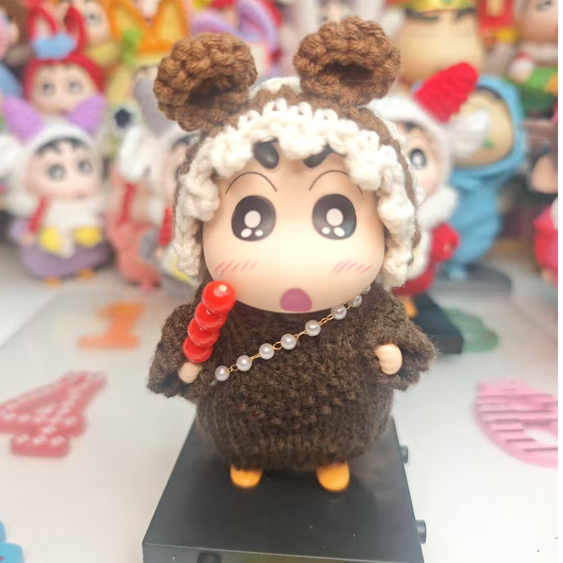 新款熊宝宝蜡笔小新，奶呼呼小新居家摆件